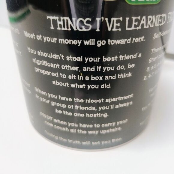 "FRIENDS" TV Show Central PERK Things I've Learned From Coffee Mug - Picture 4 of 6